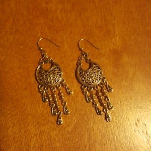 Gold-toned Chandelier Earrings